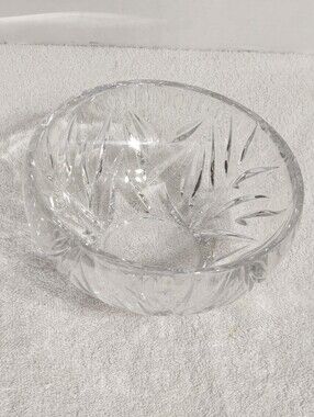 Lead Crystal Bowl - Clear Glass